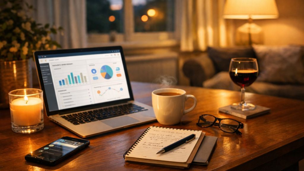 A Familiar Scene on a Sunday Evening for small business marketing