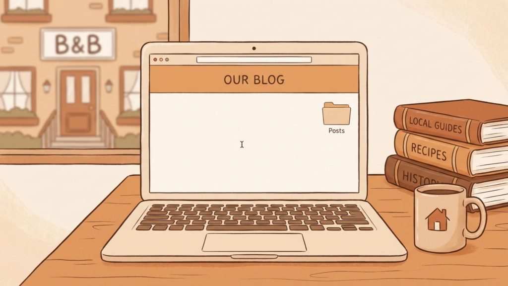 A B&B With Full Knowledge and an Empty Blog for small business marketing