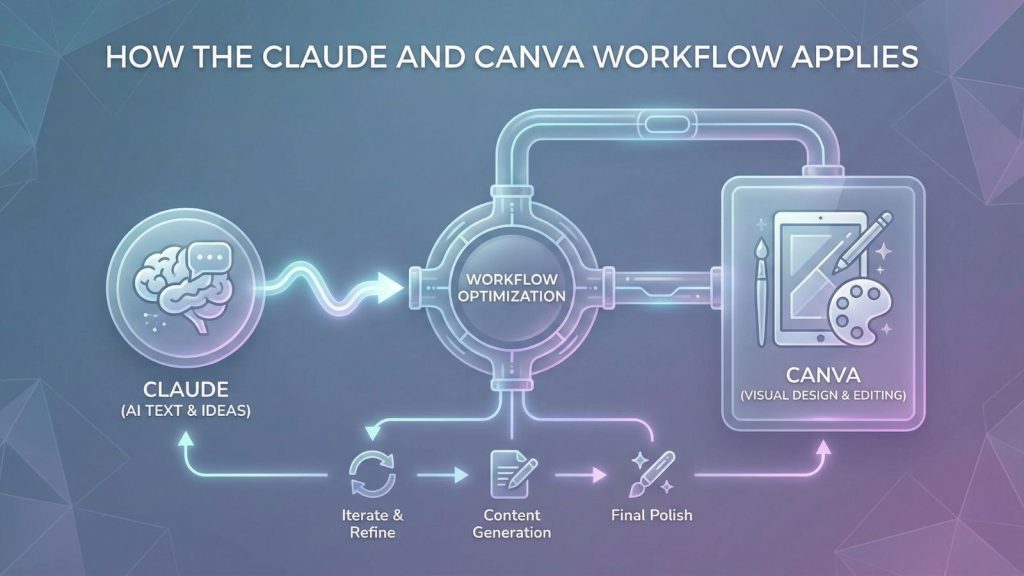 How the Claude and Canva Workflow Applies guide for Irish businesses