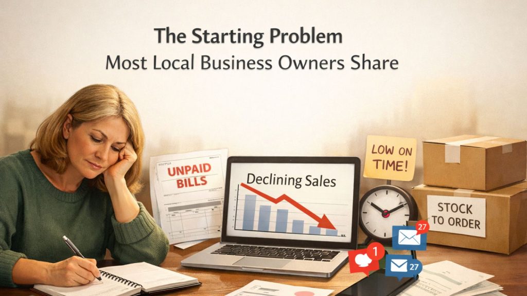 The Starting Problem Most Local Business Owners Share for small business marketing
