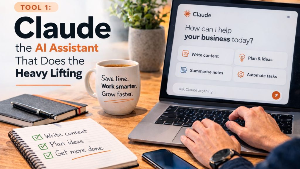 Tool 1, Claude, the AI Assistant That Does the Heavy Lifting guide for Irish businesses