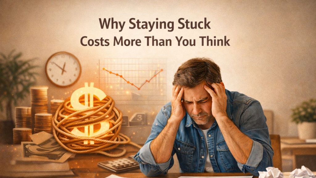 Why Staying Stuck Costs More Than You Think for small business marketing