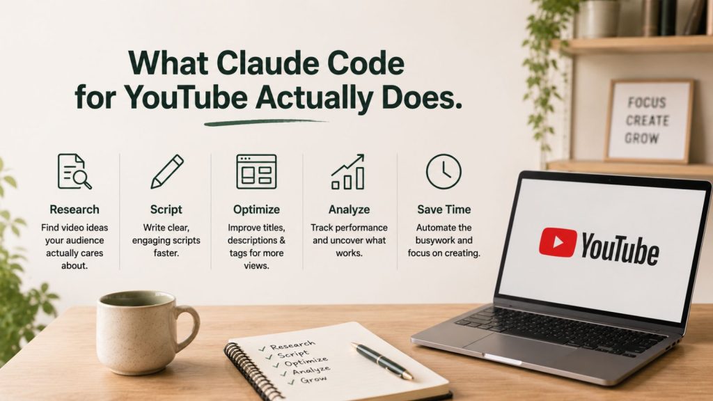 What Claude Code for YouTube Actually Does for small business marketing
