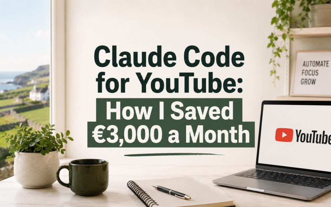 Claude Code for YouTube: How I Saved €3,000 a Month