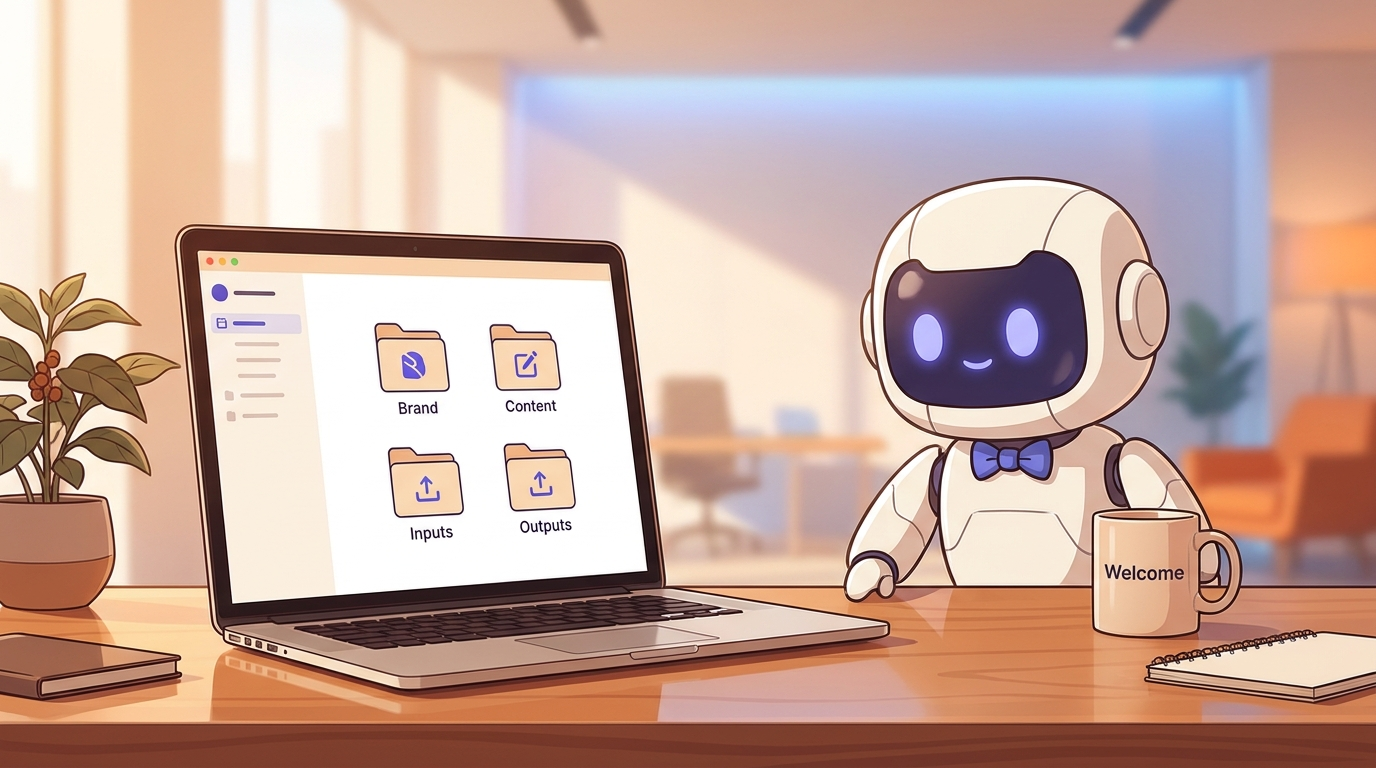 Setting up Claude as an AI marketing employee for a small business