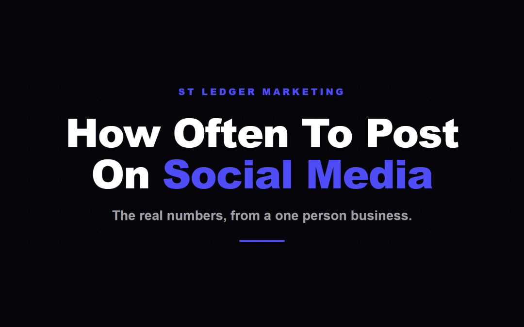 How Often To Post On Social Media (The Real Numbers)