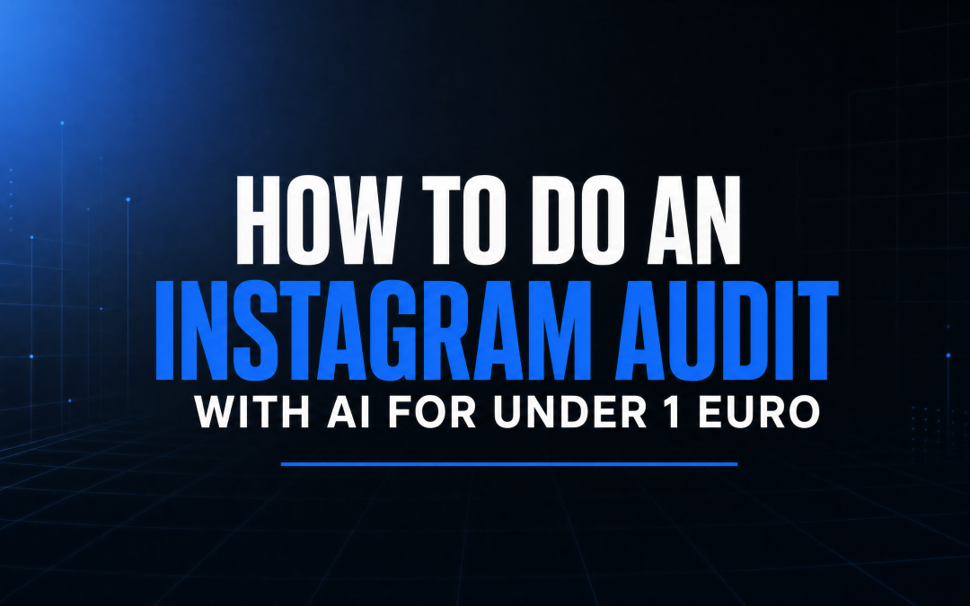 How to Do an Instagram Audit With AI for Less Than €1